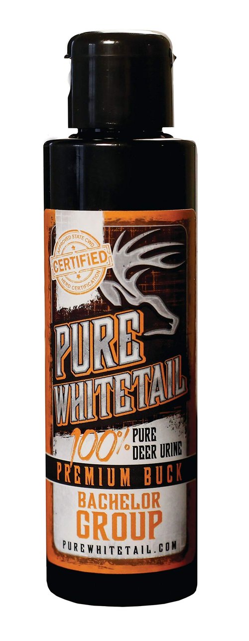 Bachelor Group | Whitetail Buck Urine | Fresh Pure Mock Scrape Urine | Cover Scent | Buck Pee | Fill Your Mock Scrape Dripper | Deer Scent | 4 oz Bottle