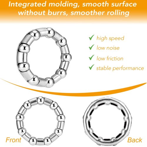 VANSIHO 4pcs Crank Bearing 5/16??Ball Size x 9 Balls - Precision Engineered for BMX, Beach Cruiser, and Stretch Bicycles (B-020B)