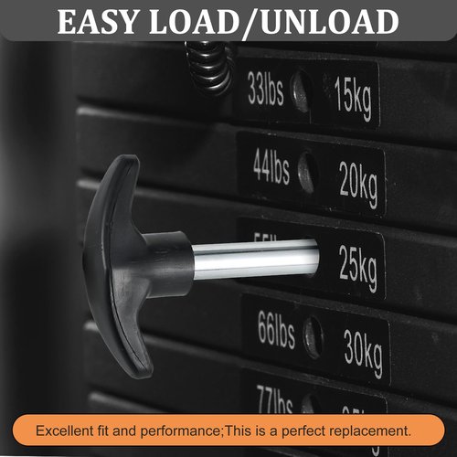 ValueBargain Weight Pins for Weight Stack Machine, 4.4 Inch Drop Set Pins Gym - Essential for Gymnasium & Fitness Machine (0.37 Inch Diameter)