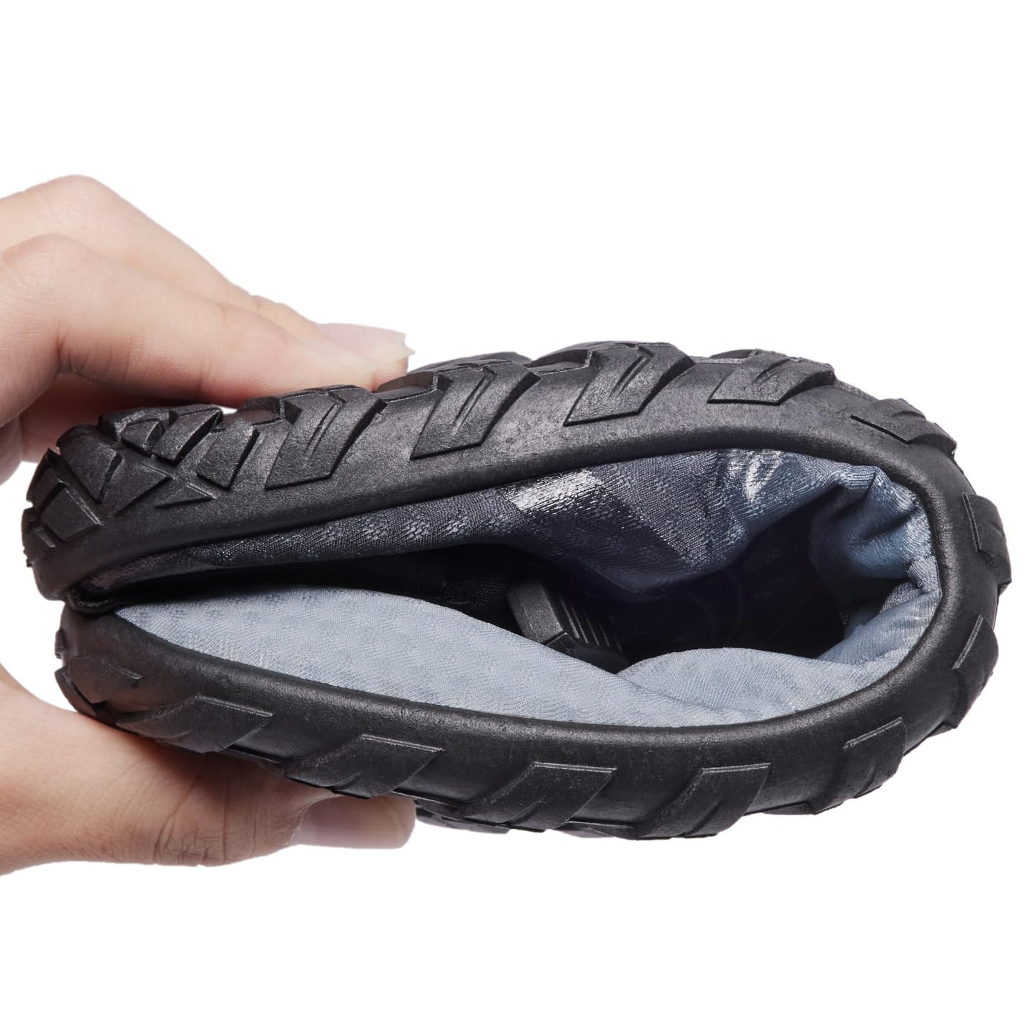 Racqua Mens Swim Water Shoes Barefoot Quick Dry Lightweight Pool Gradient Sports Beach Aqua Outdoor Shoes Grey/Black 11.5 Women/10.5 Men