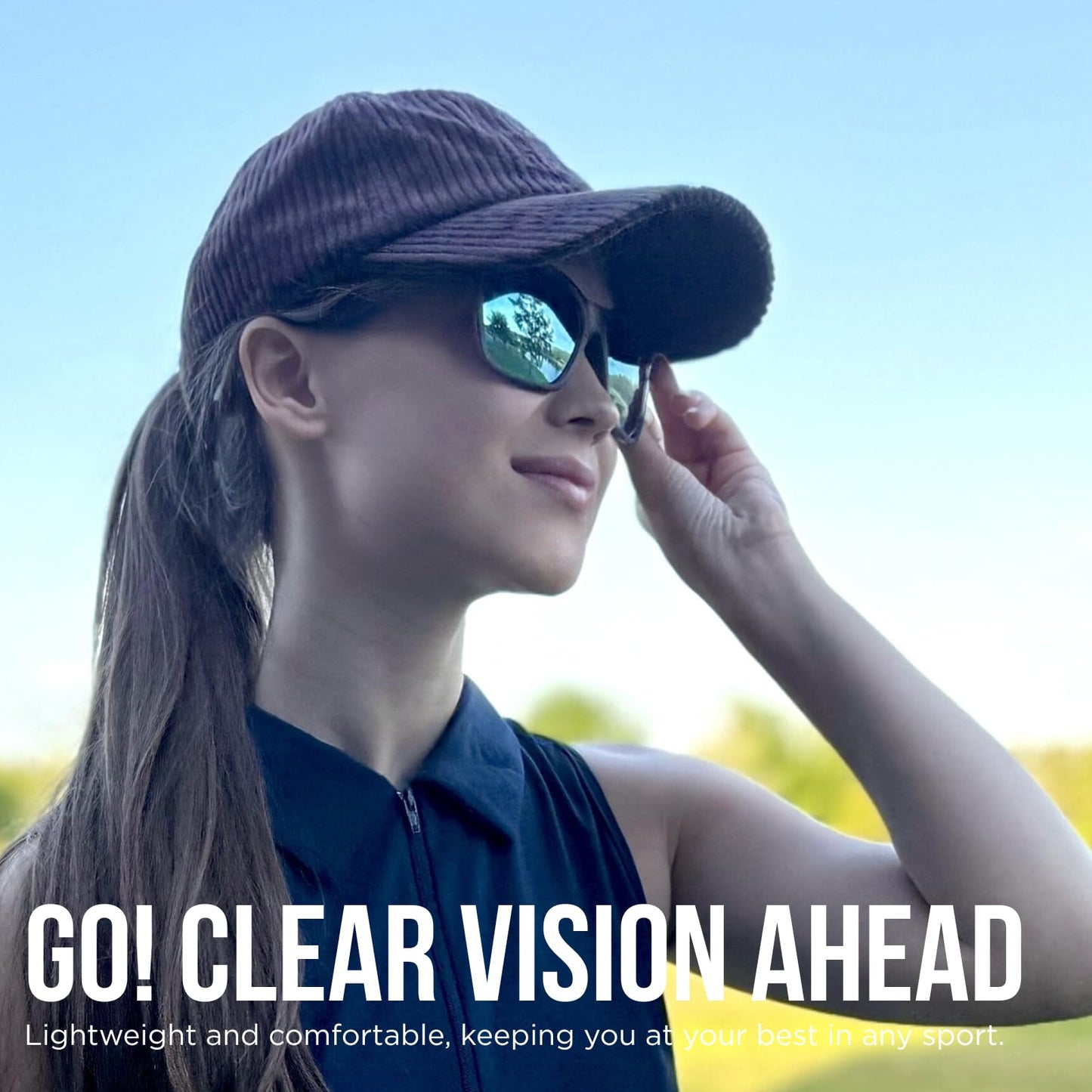 AEROX Polarized Sunglasses for Running, Golf, Fishing, Driving and Cycling - UV Protection Sports Glasses for Men, Women
