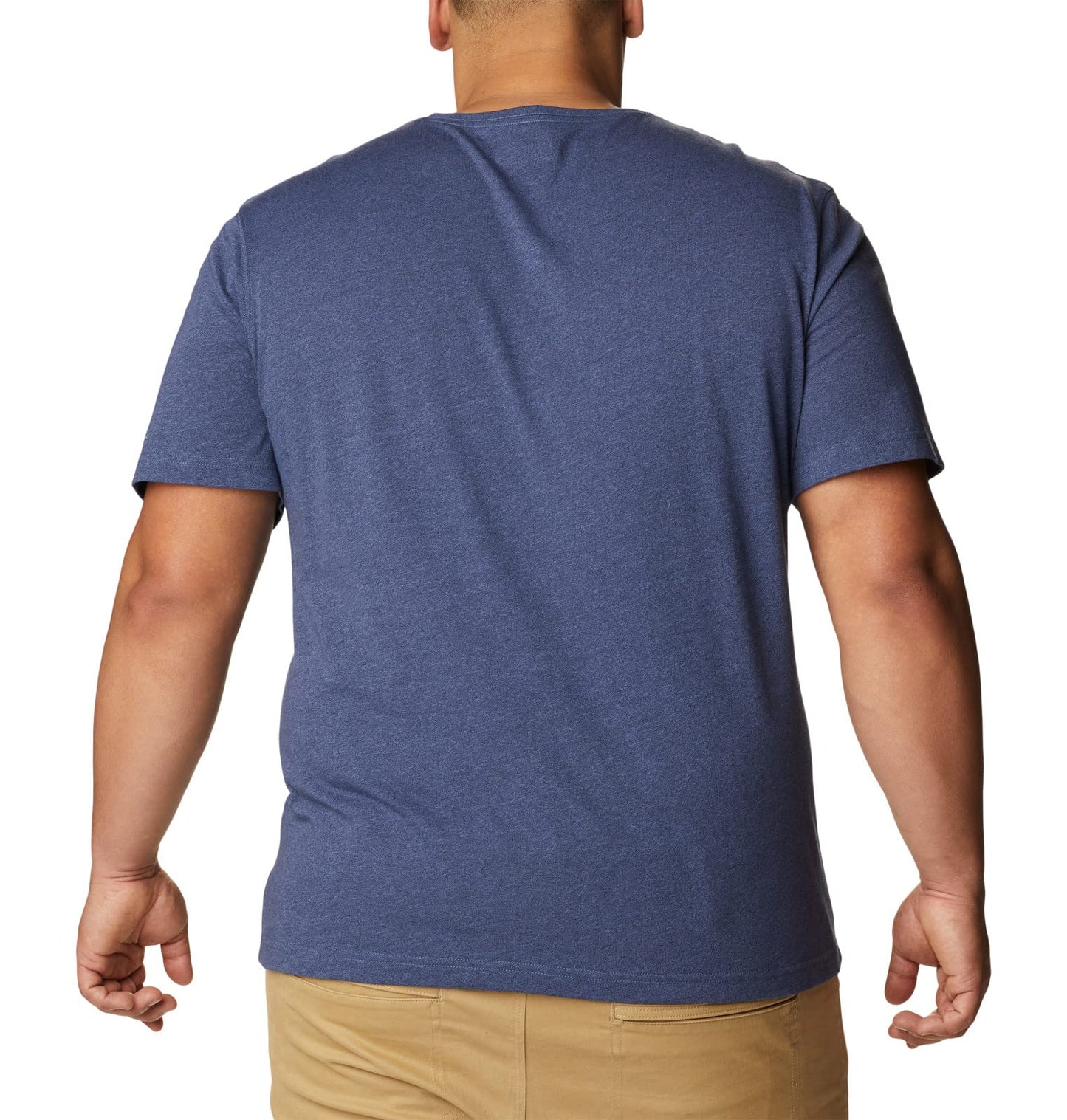 Columbia Mens Thistletown Hills Short Sleeve T-Shirt, Dark Mountain Heather, Large