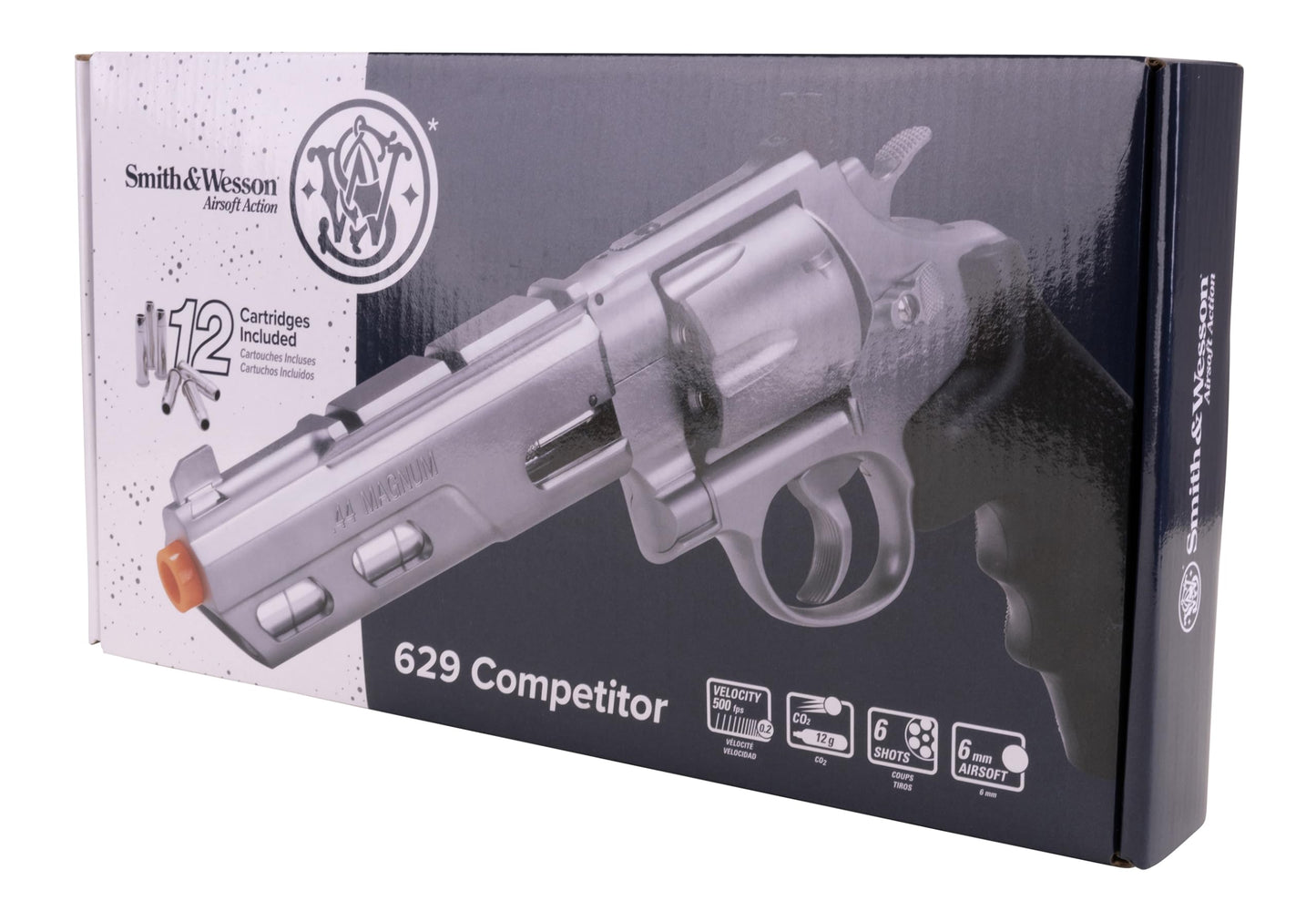 Smith & Wesson 629 Competitor 6-inch Revolver 6mm BB Pistol Airsoft Gun