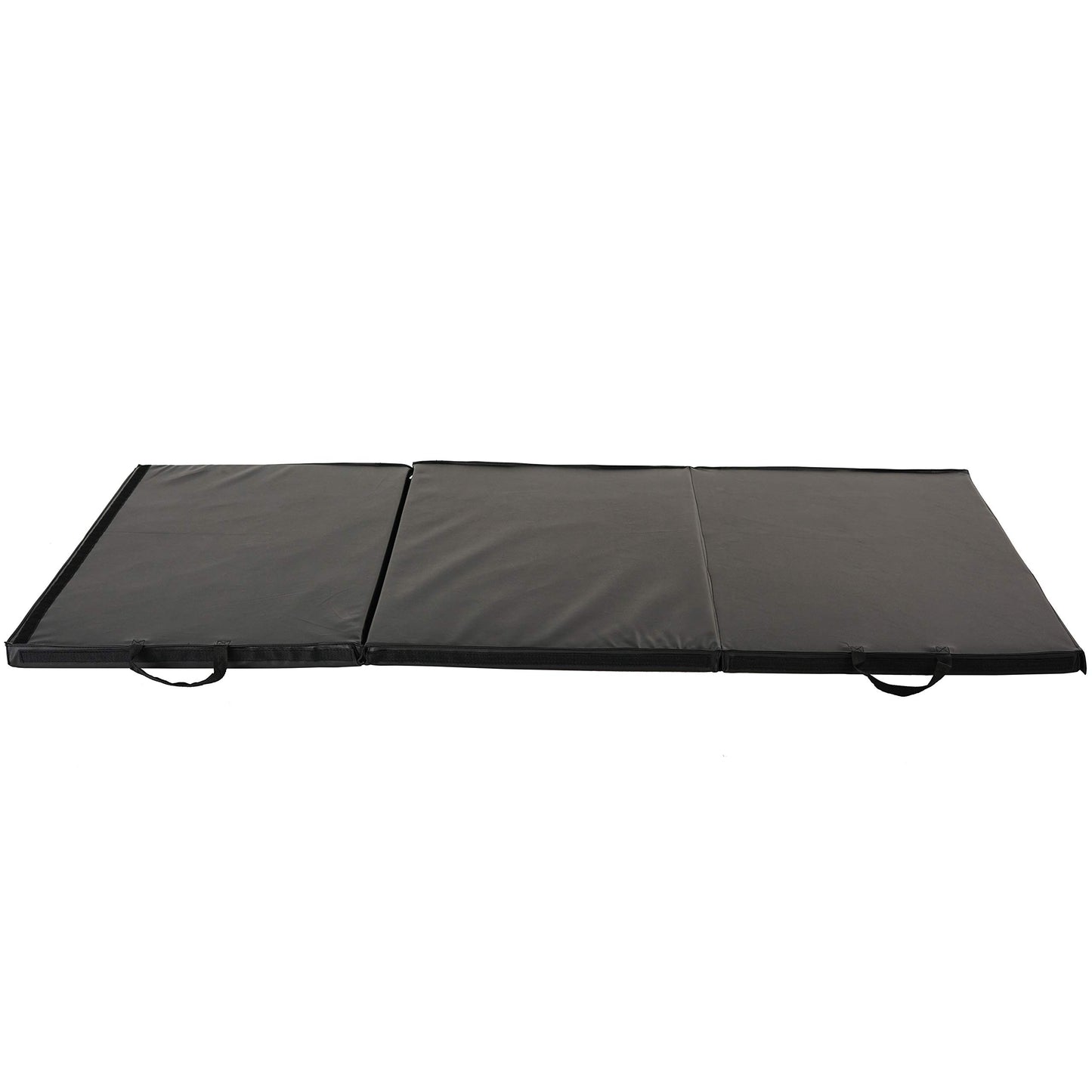 Sunny Health & Fitness Connectable 2" Thick Tri-Fold Mat for Home & Gym Use