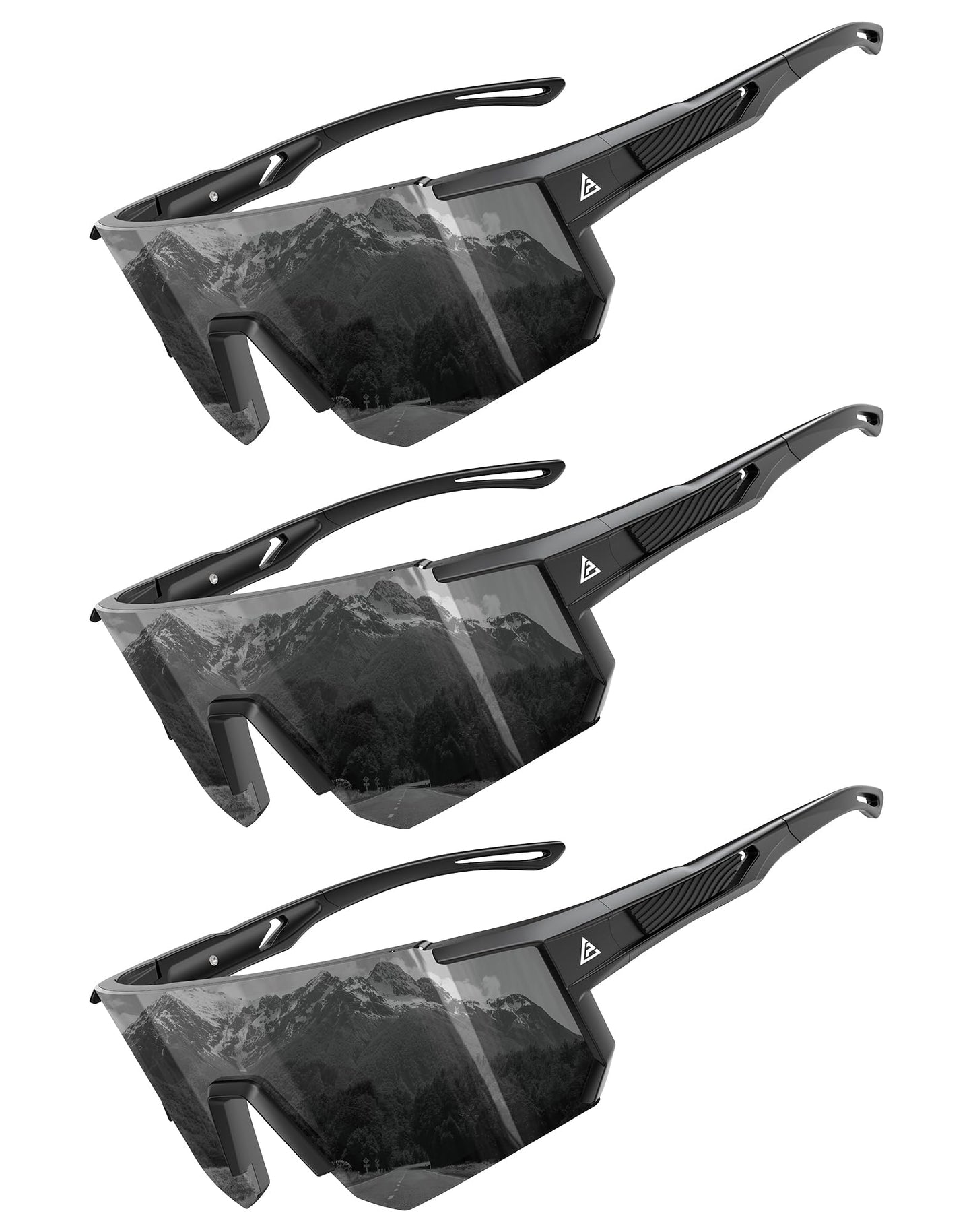 KALIYADI Sunglasses-Men Sports Mens-Sunglasses Women: Sun Glasses with UV400 for Running Cycling Golf Fishing