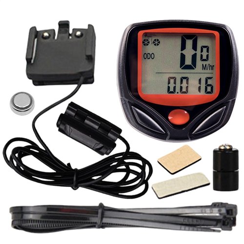 Bikes Mileage Tracker - LCD Display Waterproof Bikes Speedometer | Bicycles Odometer | Speedometer Bicycles Speedometer | Clear Data Bikes Computer, Cycling Supplies for Scooters