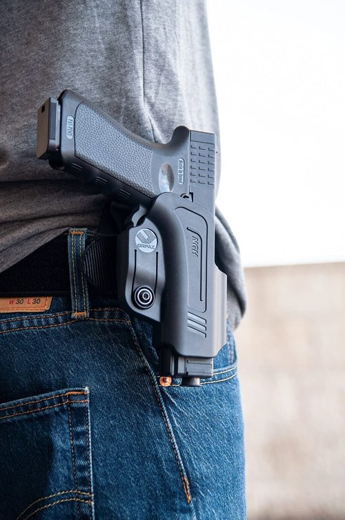 Orpaz C-Series G19 Holster Compatible with Glock 19 Hoslter, Level I/Level II OWB Holsters (Level II R Sereis)