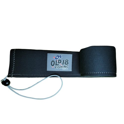 Old 18 Neoprene Fishing Rod Sleeve - Protective Rod Sock For Fishing Poles 6'-8' - Hook-Resistant Fishing Rod Case For Storage & Transport - Helps Keep Rods Afloat