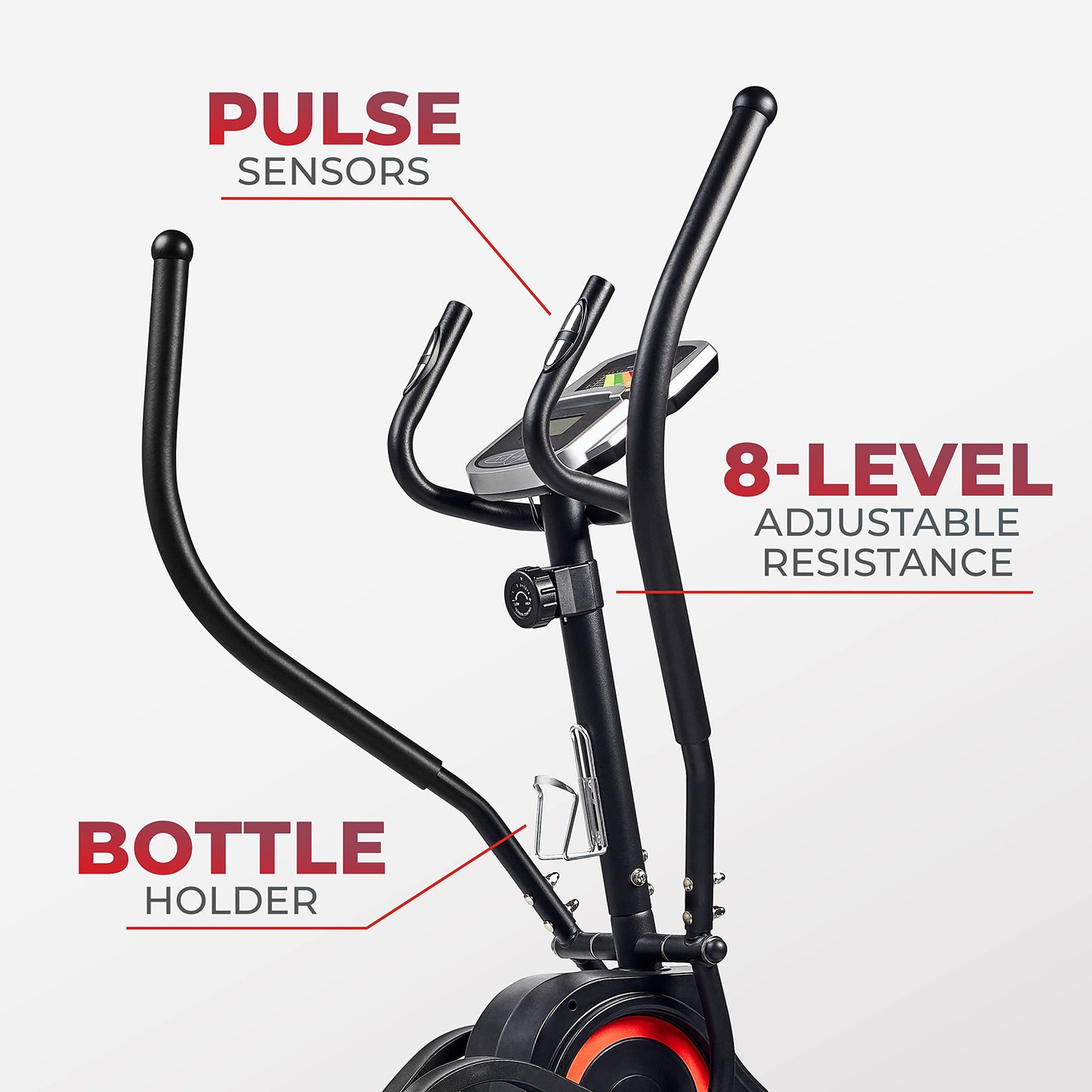 Sunny Health & Fitness Smart Stepping Elliptical Cardio Stair Climber
