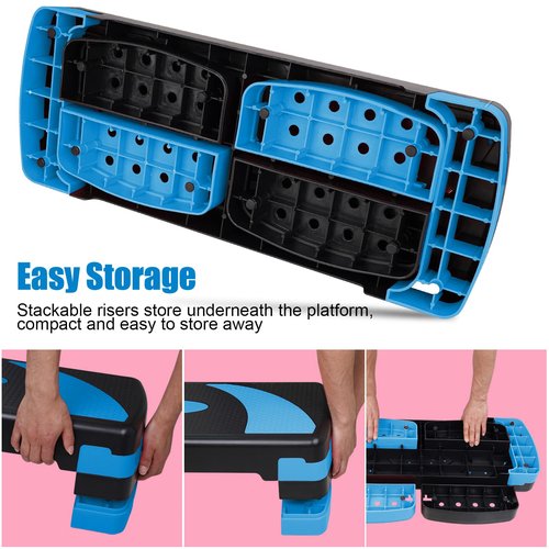 HaoKang KL KLB Sport Adjustable Exercise Workout Aerobic Stepper Step Platform Trainer