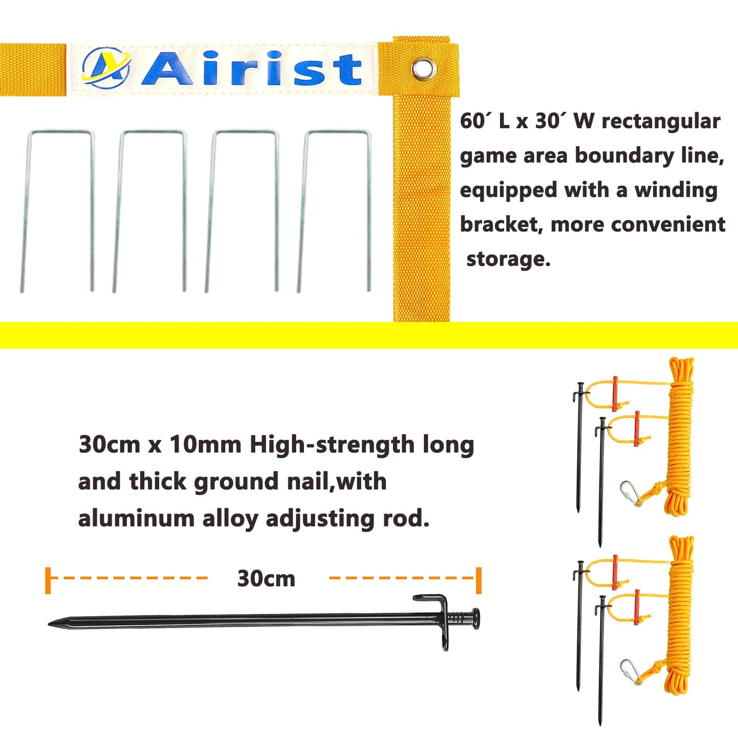 Airist Heavy Duty Volleyball Net Outdoor with Steel Anti-Sag System, Adjustable Aluminum Poles, Professional Volleyball Nets Set for Backyard and Beach, Ball and Carrying Bag (Blue and Red)