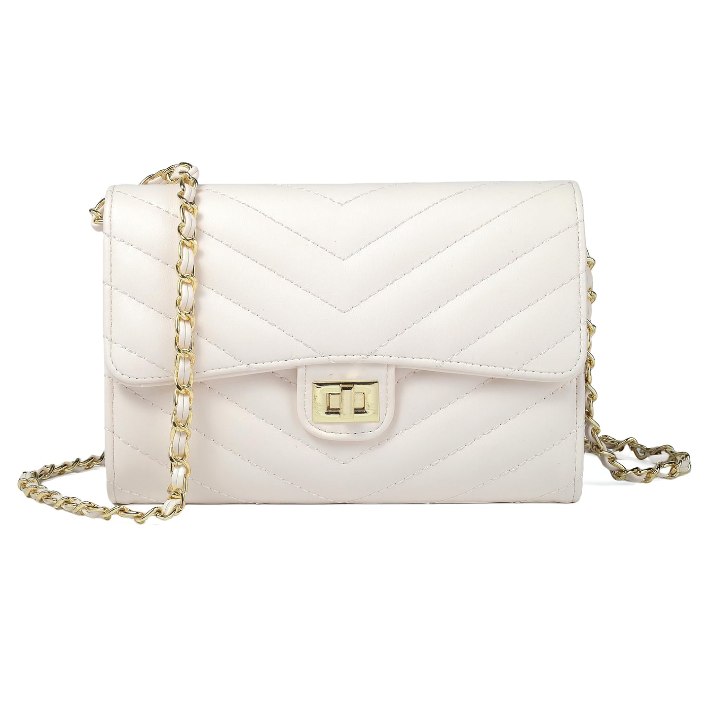 YAZEKOUS Crossbody Bags for Women, Small Purses with Card Slots for Travel Daypack Beige