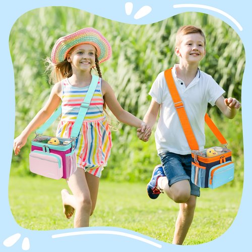 Kids Bike Basket, Front Frame Handlebar Bag for Toddler Scooter Tricycle Bicycle, Cute Small Fabric Bicycle Basket for Boys & Girls, Blue