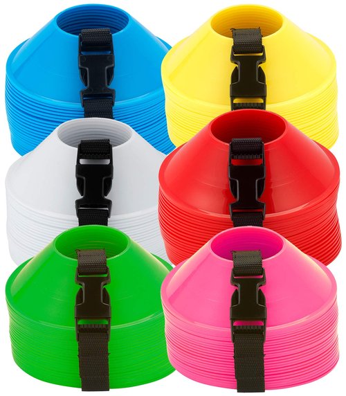 American Challenge Soccer Mini Disc Cones (Pink (25 mini Cones), Mini Cones)
