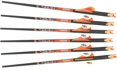 Ravin Carbon Crossbow Arrows 400 Grain .003 - Six Pack, UPC :815942021385
