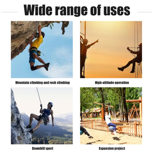 Cndiyald Climbing Bolts Hanger, 4Pcs Climbing Wall Hanger, Stainless Steel Anchor, Rock Anchor