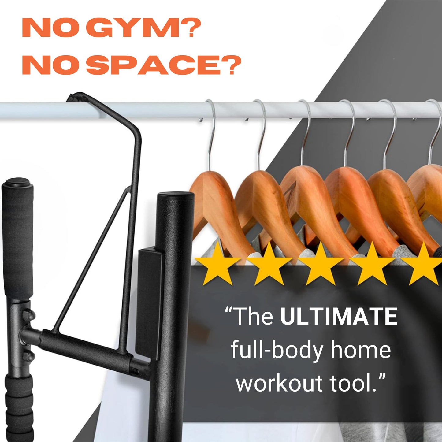 2025 Upgraded Pullup Bar and Dip Bar Station - FULL BODY Home Gym, Easy Storage, Power Tower Dip Station and Pull-up Bar for Doorway, Collapsible Dip Station, No Door Damage, High Weight Capacity, 2025 Upgraded Bodyweight Workout Station