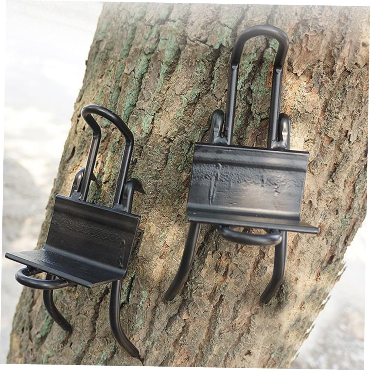 1set Tree Climbing Gear Climbing Spikes Comfortable Foot Plate and Protective Pads for Outdoor Use for Beginners and Experienced Climbers