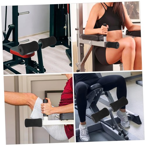 VICASKY 8Pcs Soft Foot Roller Covers for Leg Extension Machine Durable Replacement Pads for Home Gym Exercise Equipment Easy to Install and Maintain