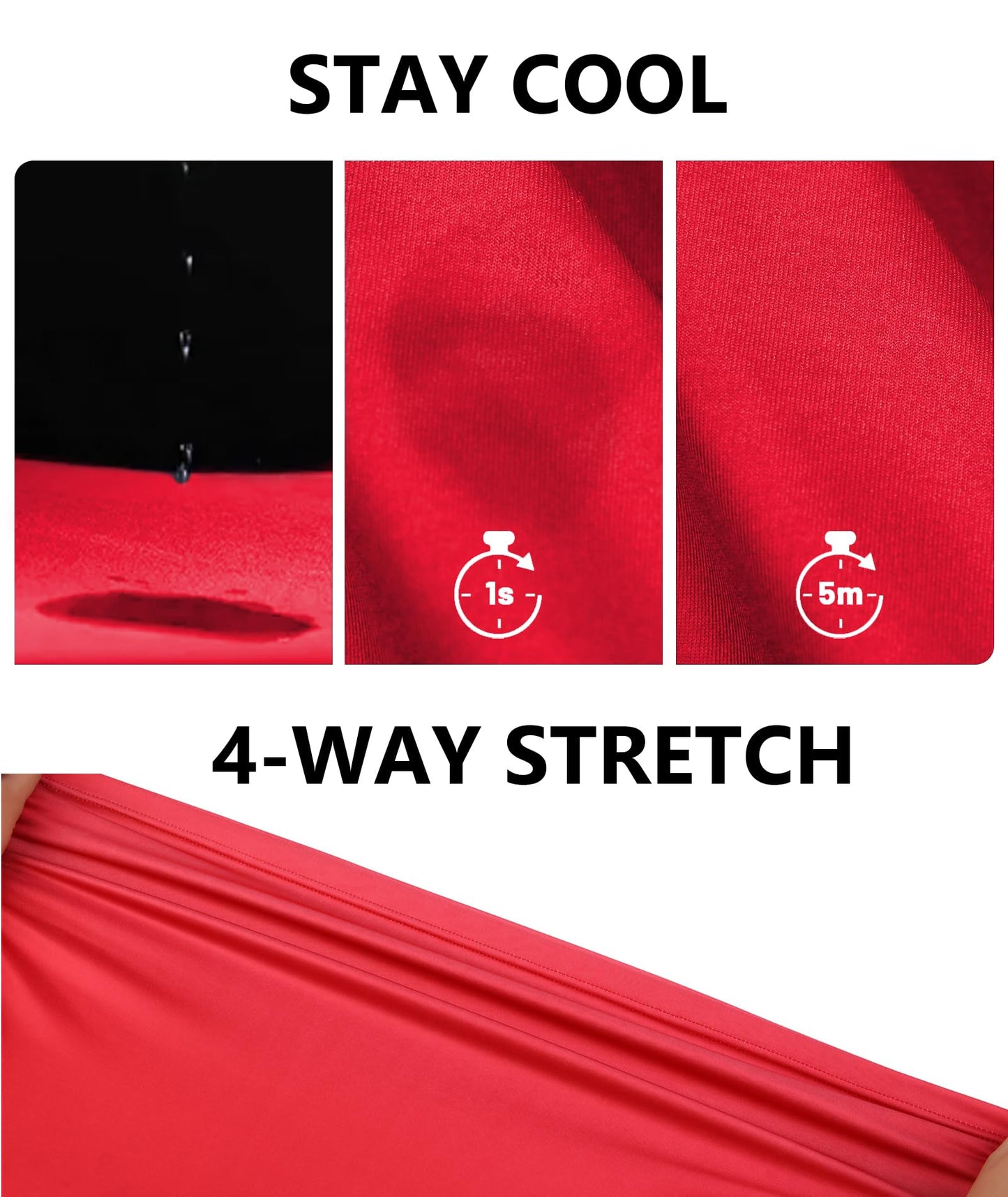 ZITY Men's Flag Golf Polo Shirts Short Sleeve Tactical Collared Shirt Men Outdoor Moisture Wicking Shirts Red XX-Large