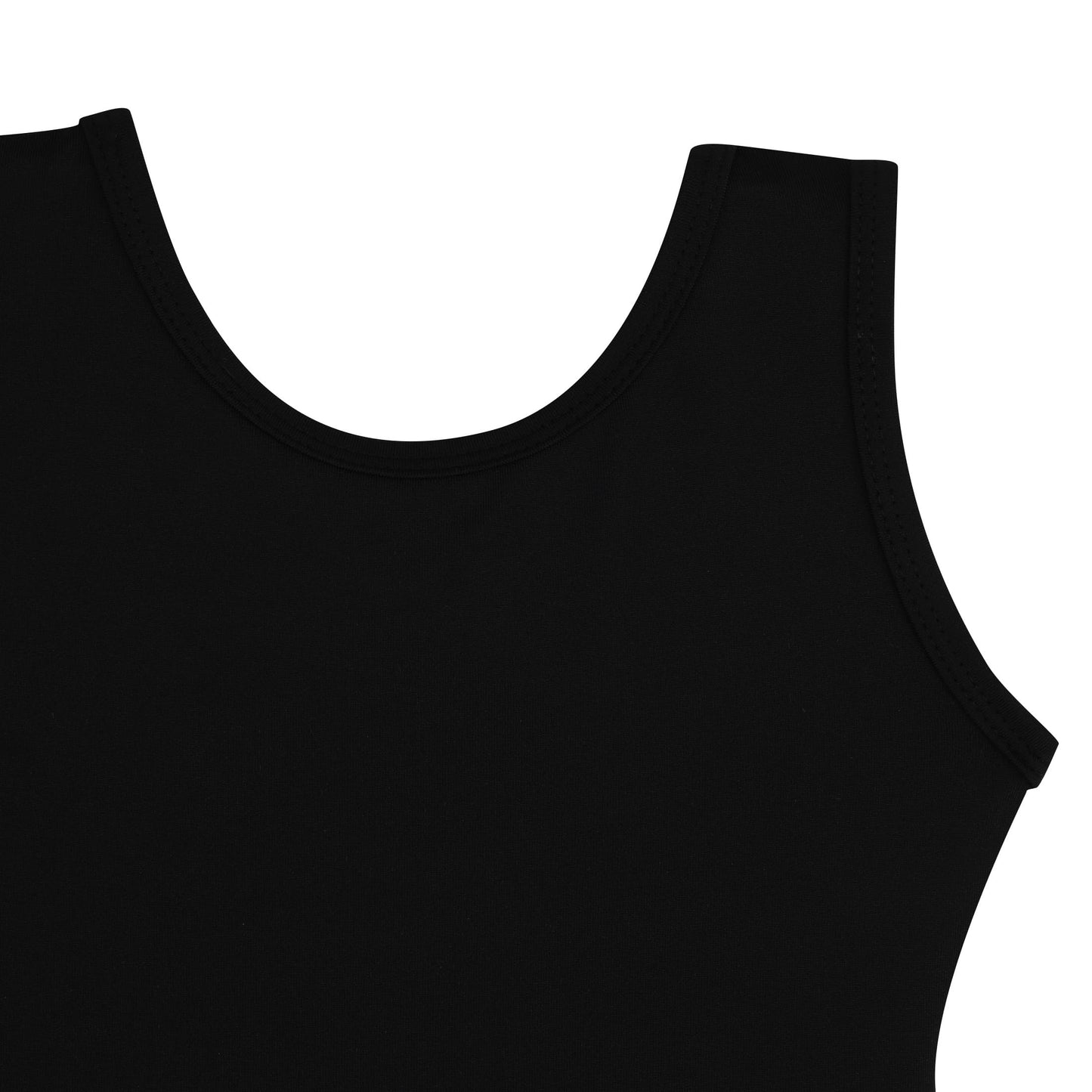 HOZIY Solid Color Leotards for Toddler Girls Gymnastics with Shorts Scrunchy 1t 2t Black Non Shiny Open Cross Back Biketard Tumbling Outfits