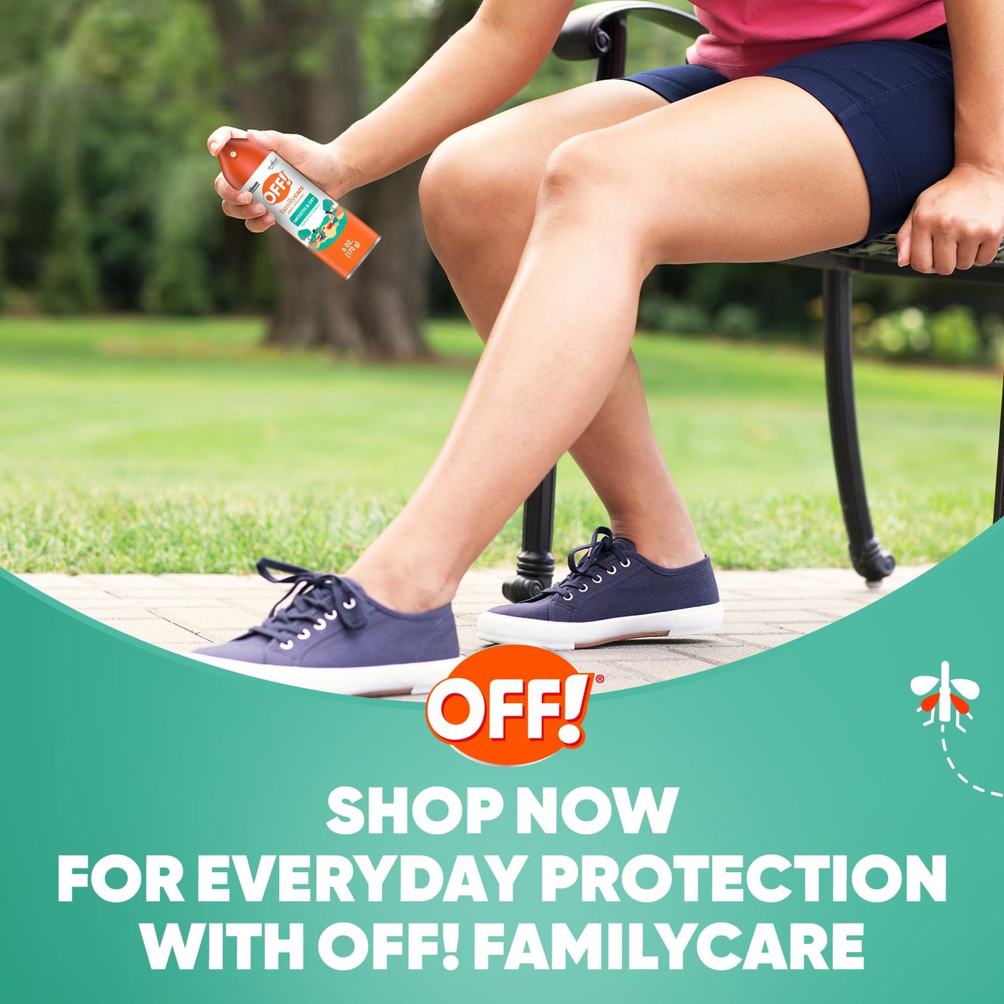 OFF! Family Care Mosquito, Tick, and Insect Repellent I, Smooth & Dry Bug Spray for the Beach, Backyard, Picnics and More, 2.5 oz (Pack of 12)
