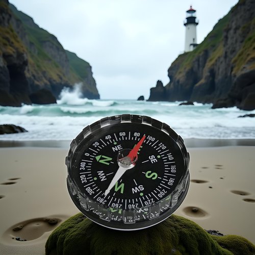 Black Waterproof Pocket Watch Compasses Navigation Compasses Professional Clear Camping Hiking Pocket Hiking Survival Gadgets
