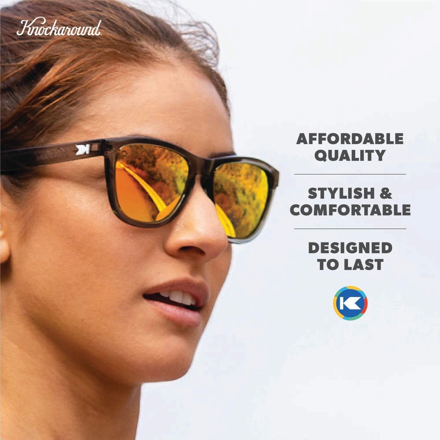 Knockaround Premiums Polarized Sunglasses for Men & Women - UV400 Protection