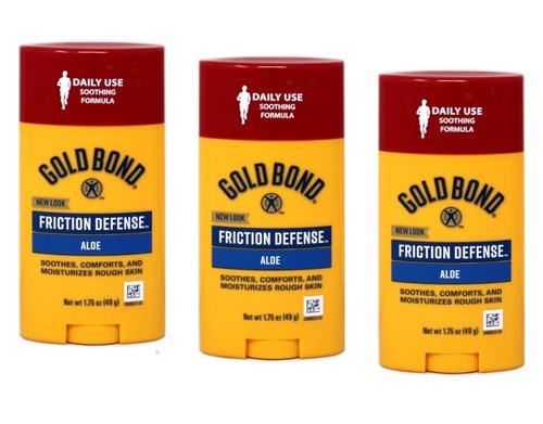 Gold Bond Chafing Defense Anti-Friction Formula, Unscented 1.75 oz (49.6 g)(Pack of 3)