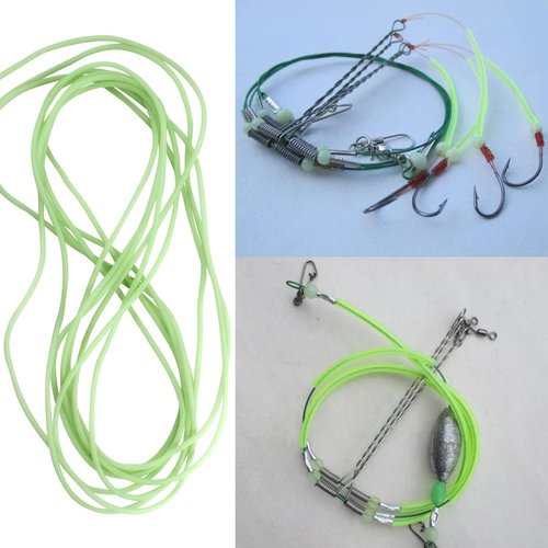 5M Luminous Tube Deep Sea Fishing Soft Plastic Angling Glow Tubing Tool Attract Fish Night Deep Drop Rigs Inner Diameter 2.0mm