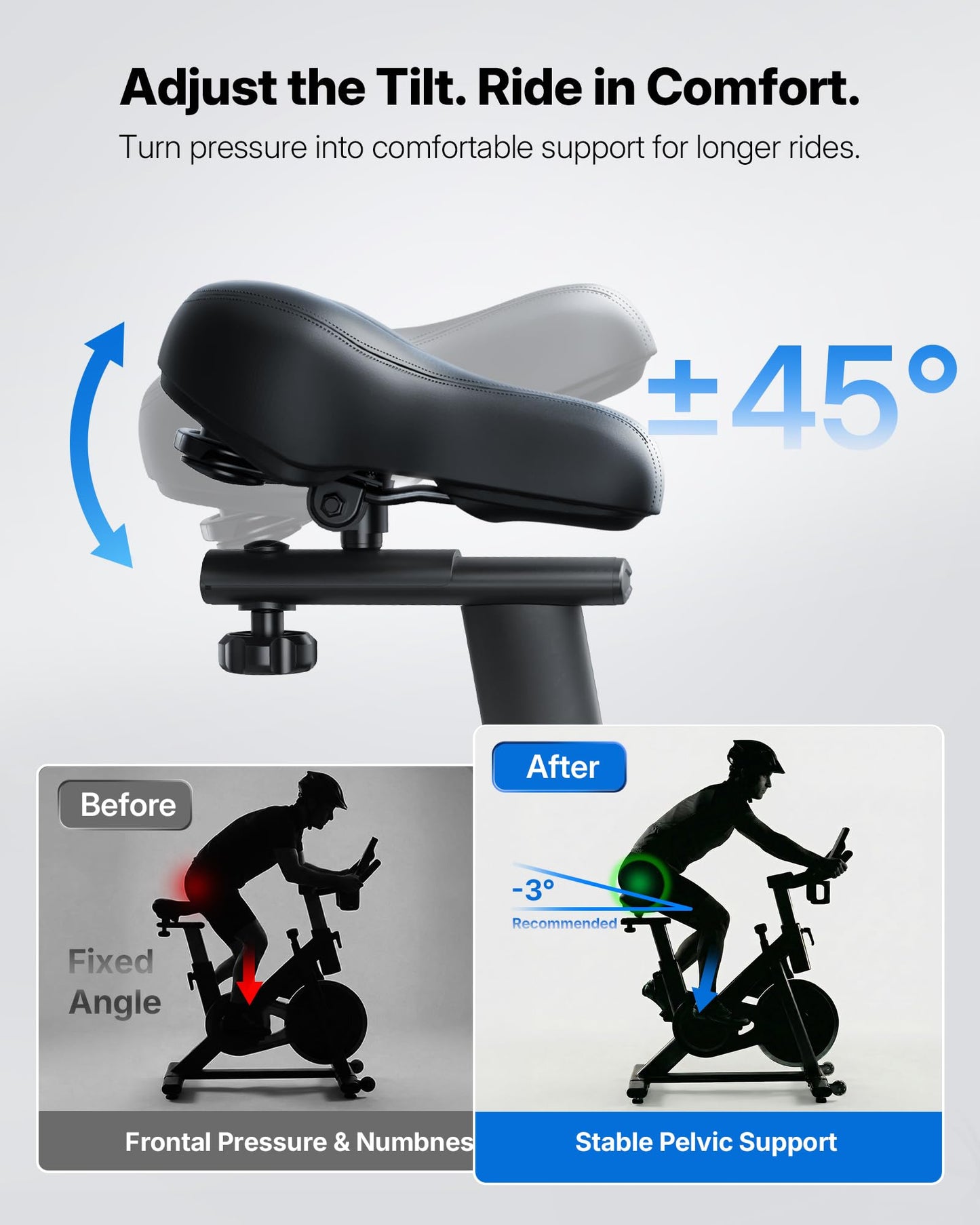 Merach Magnetic Exercise Bike, Low Noise Stationary Bike for Home with Comfortable Seat Cushion, Spinning Bike with 330 lb Weight Capacity, Exclusive App, Tablet Mount and Fitness Courses