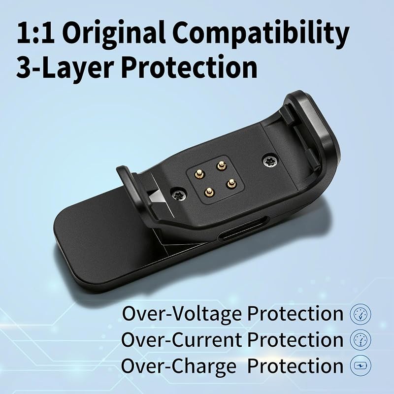 Charging Clip for Garmin Alpha TT25 TT20 Dog Training Collar with Type-C Cable