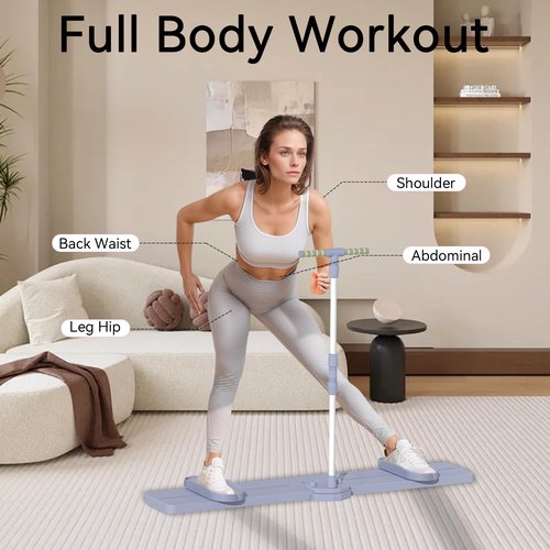 Lerpio Foldable Ski Machine Exercise Equipment, Simulated Ski Trainer, Thigh Master for Women, Home Leg Pelvic Floor Muscle