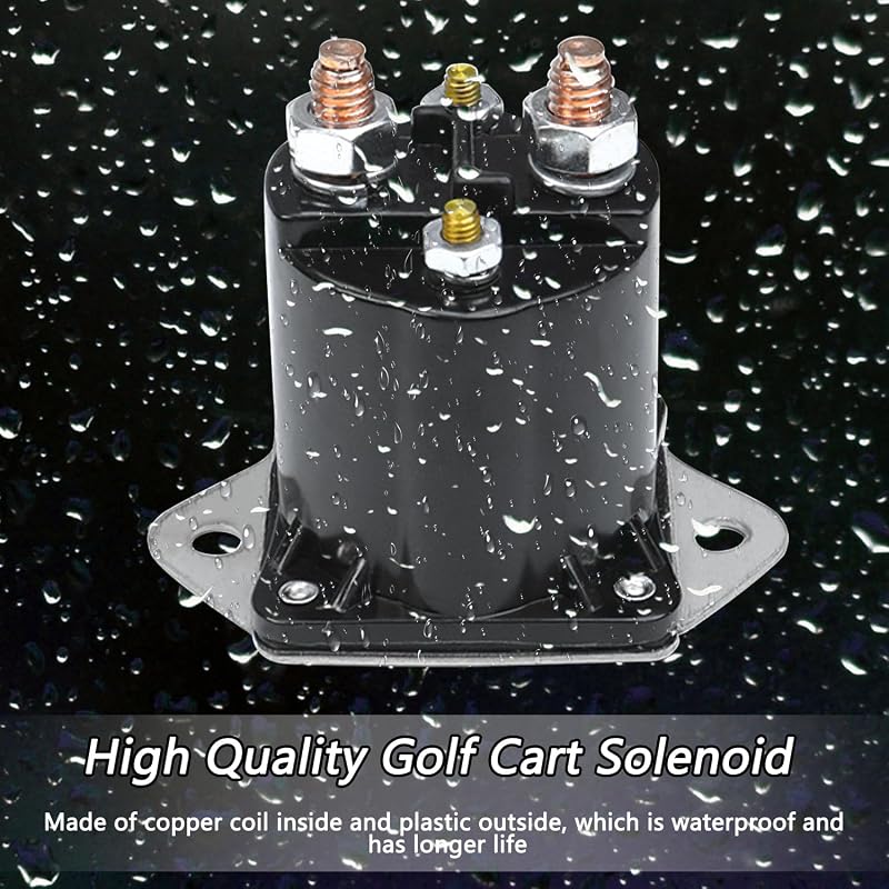 12V Golf Cart Solenoid for Club Car DS 1984-Up - Replacement Part 1013609