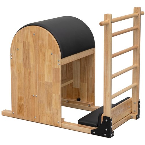 Pilates Ladder Barrel, Pilates Exercise Equipment for Building Strength and Flexibility, Wooden Spine Corrector Pilates Machine, Strength-Training Tool, Pilates Arc for Home Pilates Gym or Studio Use