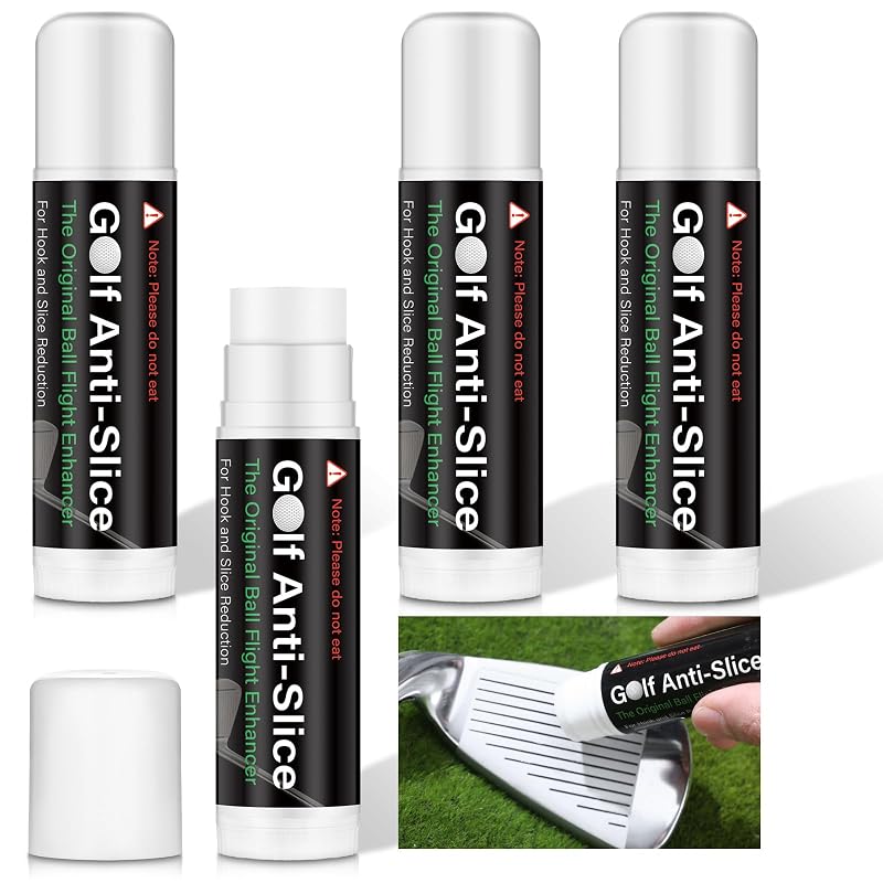 Halloscume 4 Pcs Golf Anti Slice Stick Anti Hook Compound - Classic Style