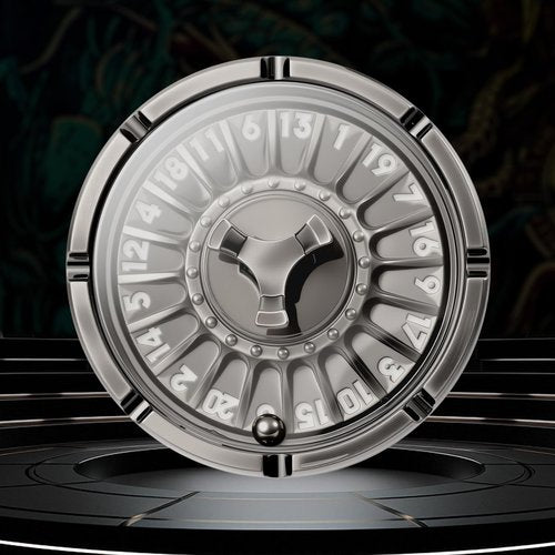 DNDND Roulette D20 Spinner Dice Set with Gift Box for Dungeons and Dragon DND RPG Tabletop Games (Silver)