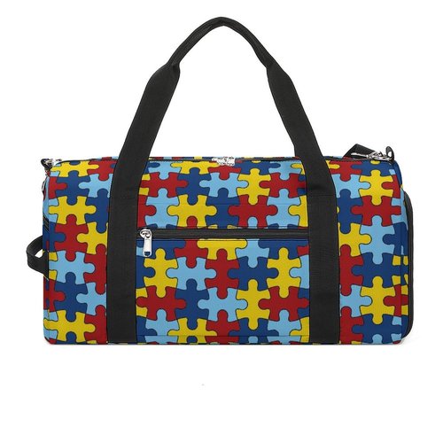 AUTISM AWARANESS Lightweight And Large Capacity Fitness Bag