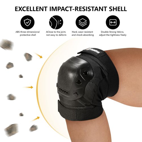 Tanden Skate Protective Gear Adult Knee and Elbow Pads for Roller Skating Pads Adult, Skateboard Knee Pads Elbow Pads Wrist Guards