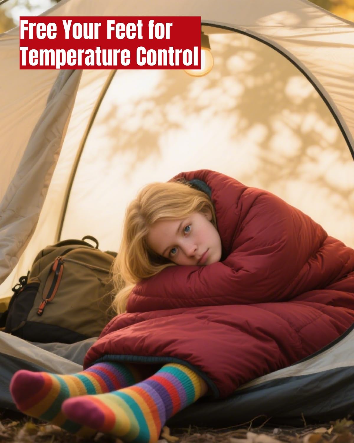 ETGLCOZY Lightweight 3-Season Sleeping Bag for Adults/Kids Camping, Compact w/Compression Sack, Waterproof Ripstop, Portable for Backpacking Hiking Travel, 50-80°F, Gray/Black