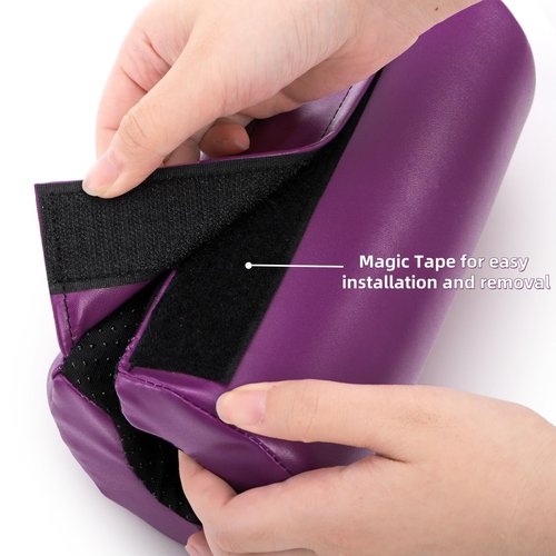 Covzoe Gymnastics Bar Pad, Protective Foam Mat Sleeve for Uneven Bars, Parallel Bars, Horizontal Bar, Ballet Bar, Gymnast Gift, Purple