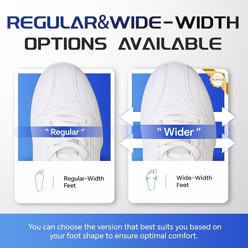 ZVC Cheer Shoes for Women & Girls White Cheer Sneakers - Variation White-Adult+9