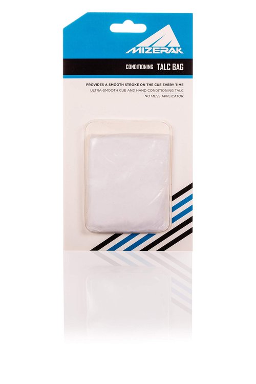 Mizerak Talc Bag, grey, 5 x 4 x .5 inches