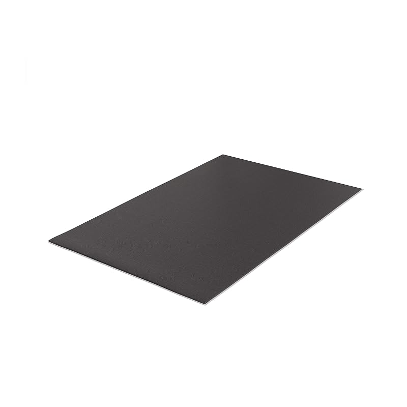 XTERRA Heavy-Duty 6mm PVC Floor Mat for Treadmill or Bike — Non-Slip Textured Exercise Floor Protector