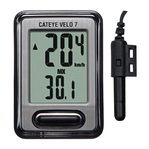 CATEYE Velo Wired Bike Computer – Entry-Level Speedometer and Odometer, Perfect for Beginner Cyclists, Auto Start/Stop, Easy Setup for Road, MTB, Gravel Bikes, 3 Year Battery Life