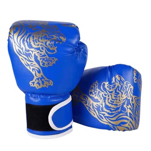 Boxing Gloves Boxing Gloves for Kids Kids Boxing Gloves Kids Boxing Gloves for 3-8 Years Toddler Boxing Glove Red Blue Black Boxing Glove Boxing Glove (Blue Tiger,Small)