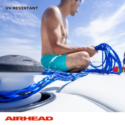 Airhead Tow Rope for 1-3 Rider Towable Tubes, 1 Section, 60-Feet