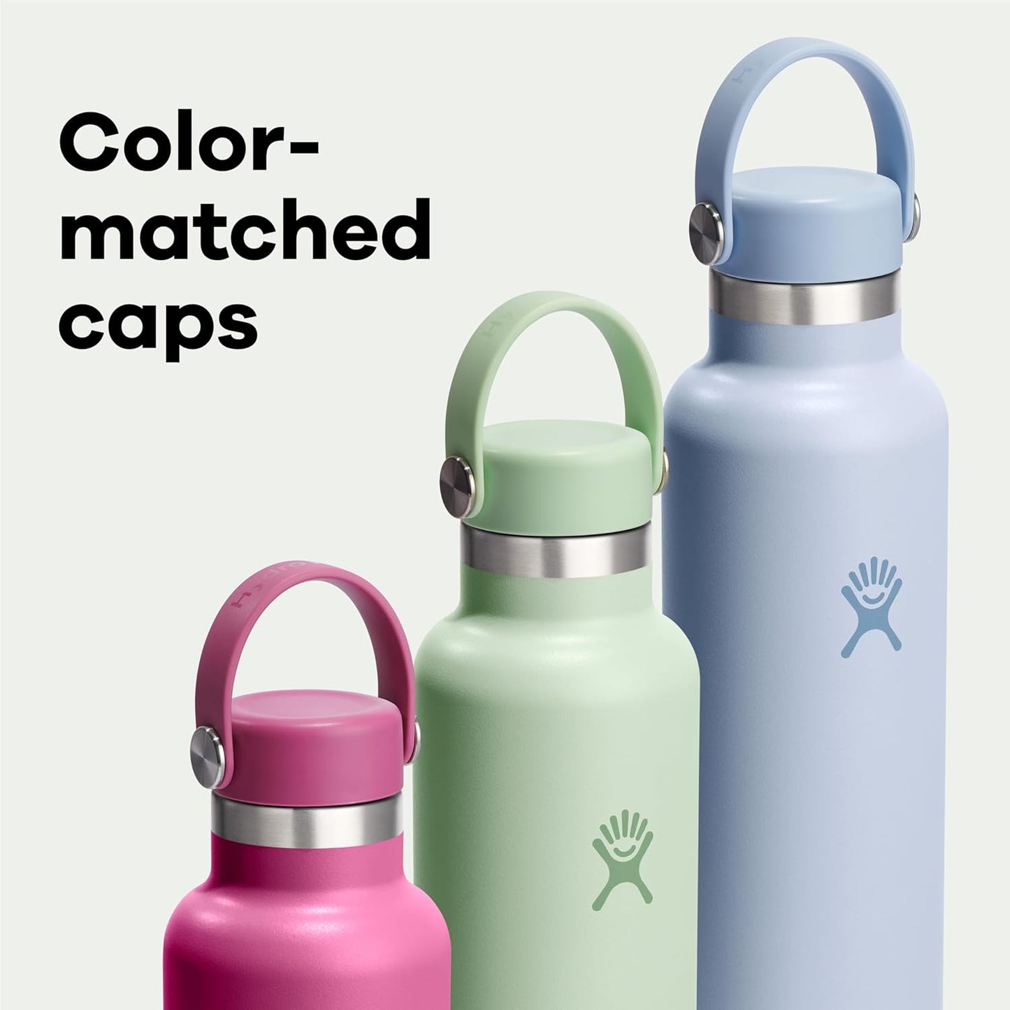 Hydro Flask Water Bottle - Insulated Stainless Steel - Non Spill, Leakproof in 24 Oz White