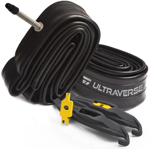 Ultraverse Bike Inner Tube for 26 X 1.75/1.95/2.10/2.125 inch Bicycle tire Sizes with Presta Valve - Rubber Tubes for Mountain and Trail, Cruisers, MTB, and All Terrain Bikes – Set of 2