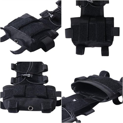Tactical Helmet Battery Pouch Airsoft Helmet Counterweight Pouch Military Hunting Helmet Accessory (Tan)